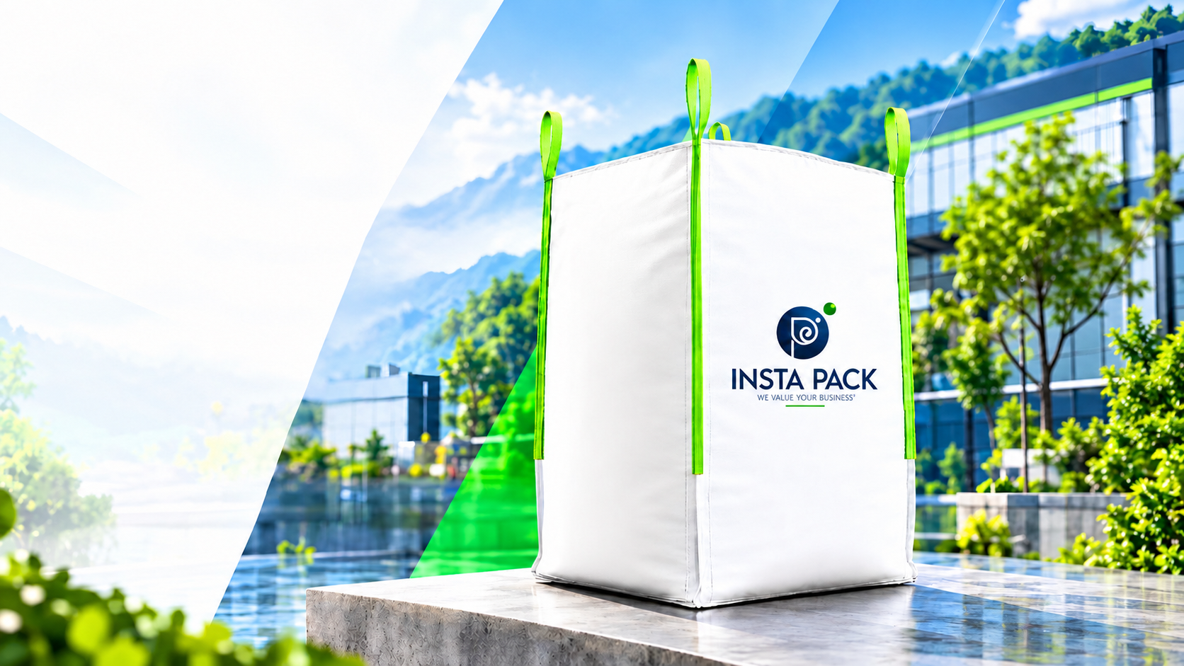 Insta Pack FIBC Bulk Packaging Hero Background
